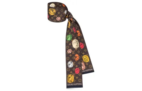 LOUIS VUITTON Monogram Scarves Women's Brown