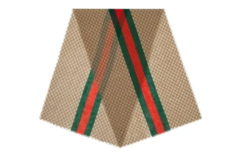 GUCCI Knit Scarves Men's Beige