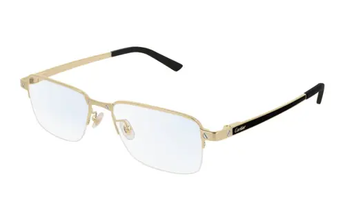 Cartier SANTOS DE Prescription Glasses Unisex Gold