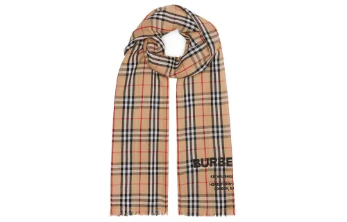 Burberry Knit Scarves Women's Camel