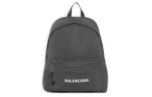 Balenciaga Nylon Backpack Men's Black