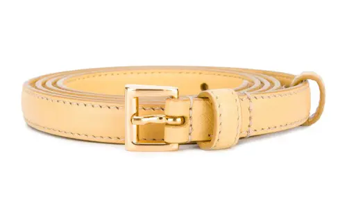 PRADA Leather Belts Women's Yellow