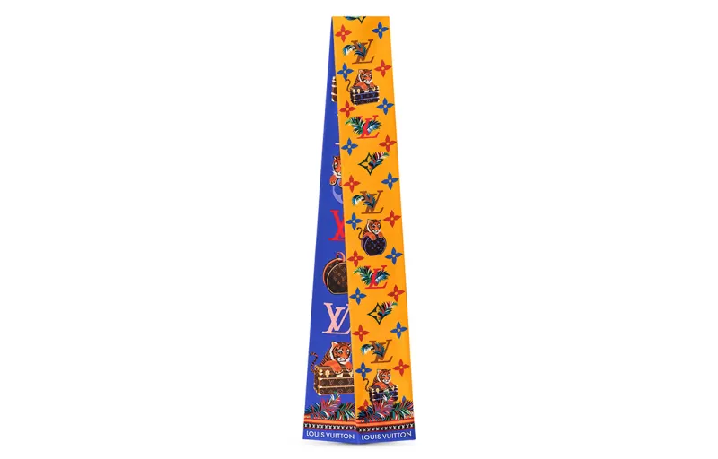 LOUIS VUITTON Hair Bands PRECIOUS TIGER Scarves Women's