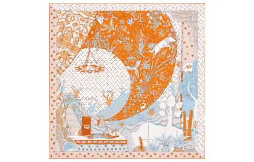 HERMES Le Premier Chant Scarves Women's