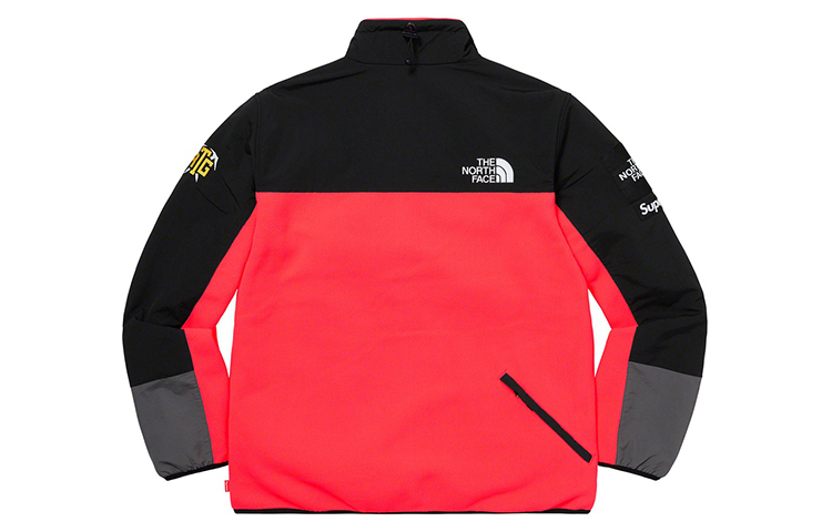 Куртка Supreme x The North Face RTG Fleece Jacket (красная) — фото 2
