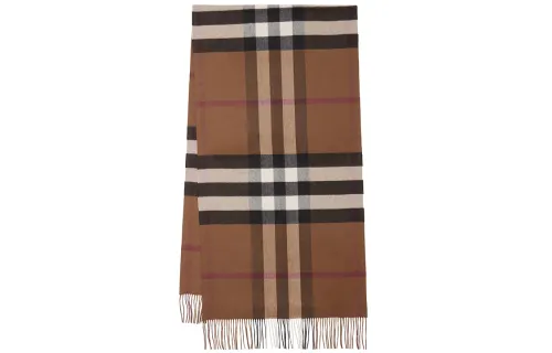 Burberry Classic Check Fringed Scarf
