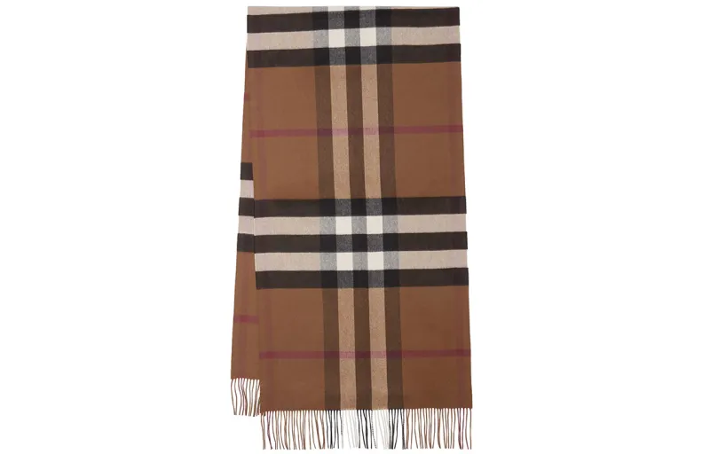 Burberry Classic Check Fringed Scarf