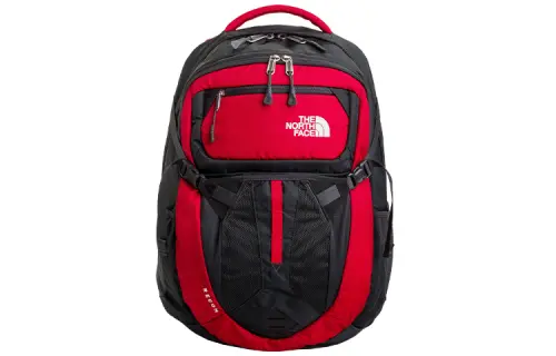 THE NORTH FACE 31L All Backpack Outdoor Bag Nylon Fabric Red Black/Blue Unisex