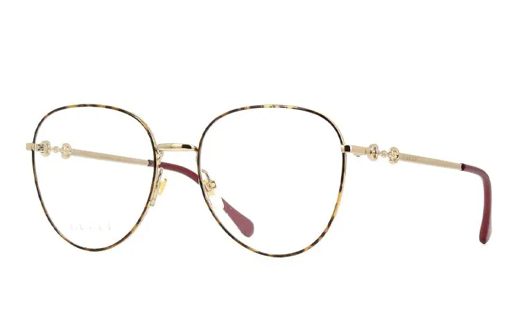 GUCCI Round Eyeglass Frames Women's