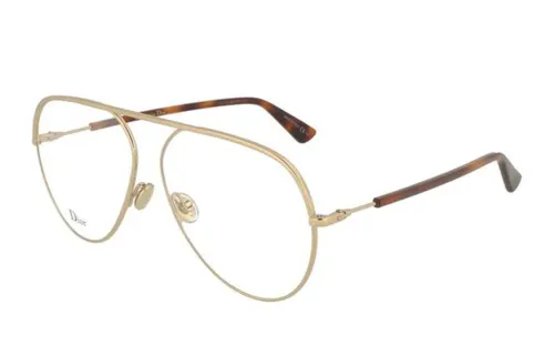 DIOR Prescription Glasses Unisex Gold