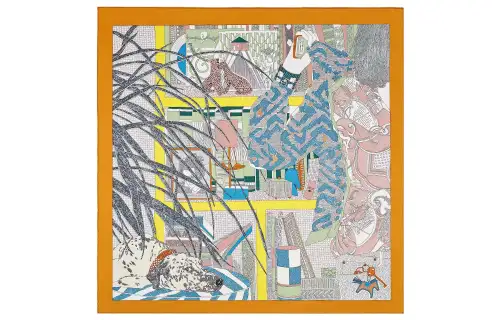 HERMES Scarves Unisex Multicolor