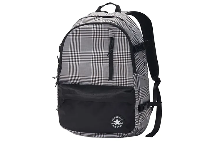 Converse Straight Edge Polyester Backpack Regular Men's Gray