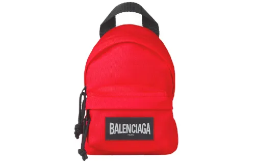 Balenciaga Nylon Crossbody Bag Backpack Mini Women's Red