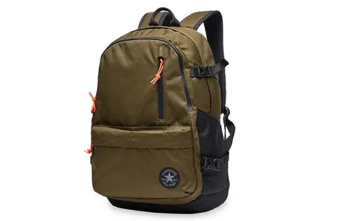 Converse Straight Edge Polyester Backpack Unisex Green
