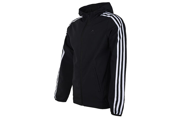 Мужская куртка adidas Wb Classic 3s (черная) — фото 2