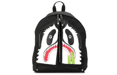 A BATHING APE Polyester Backpack Regular Unisex Black