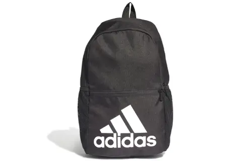 Adidas Polyester Plain Weave Fabric Sports Backpack Unisex Black