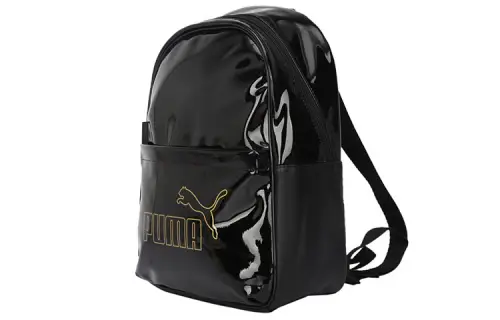 PUMA Leather Backpack Regular Unisex Black