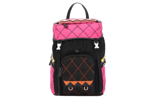 PRADA Fabric Backpack Women's Black