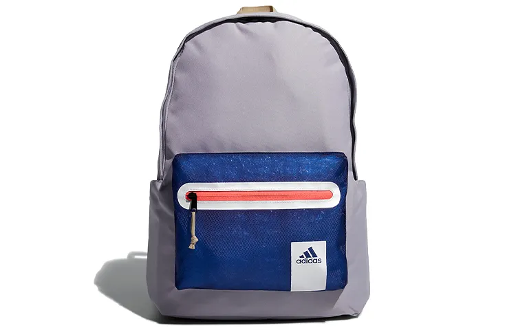 Adidas Polyester Backpack Regular Unisex Glory Purple/Light Gray