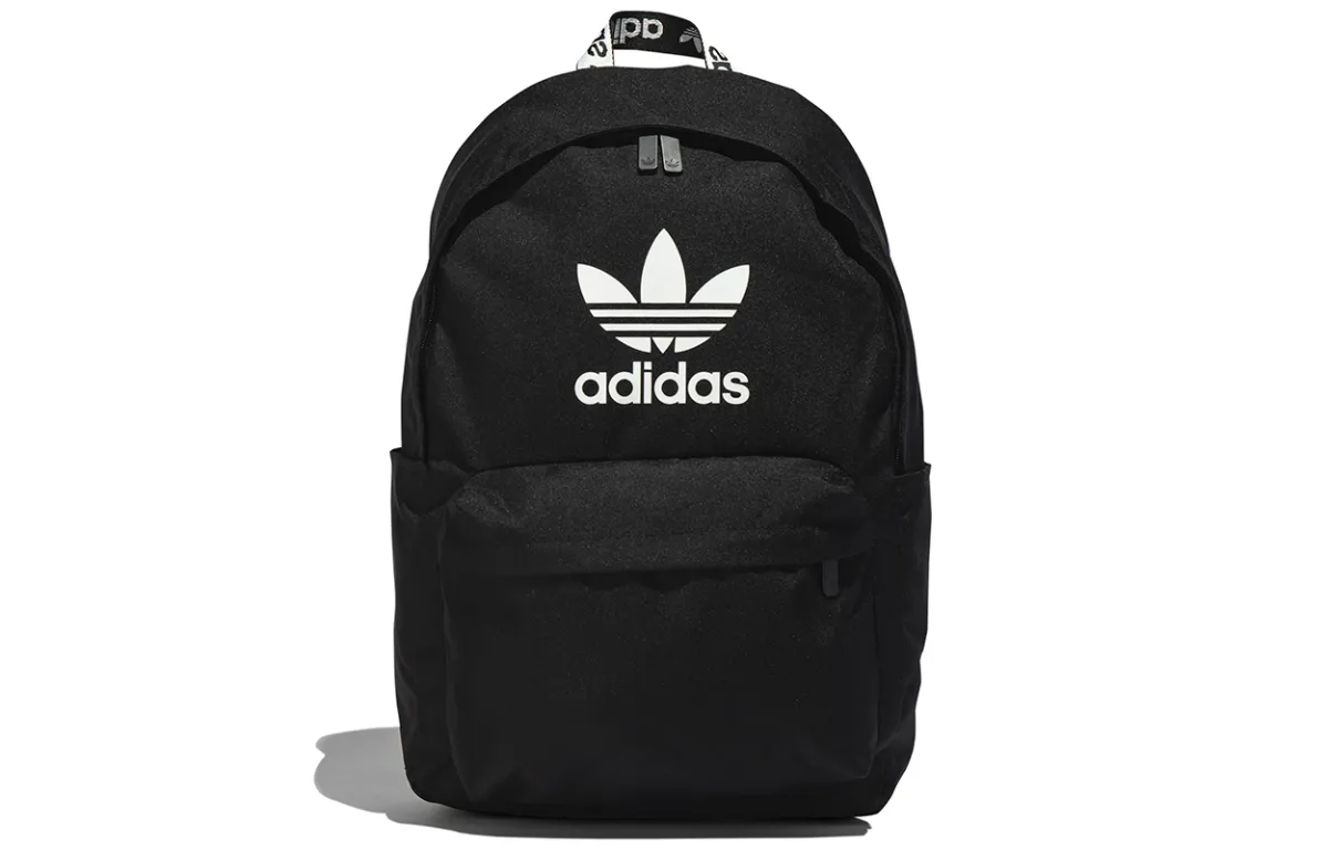 Adidas Originals Trefoil Polyester Backpack Backpacks Regular Unisex Black