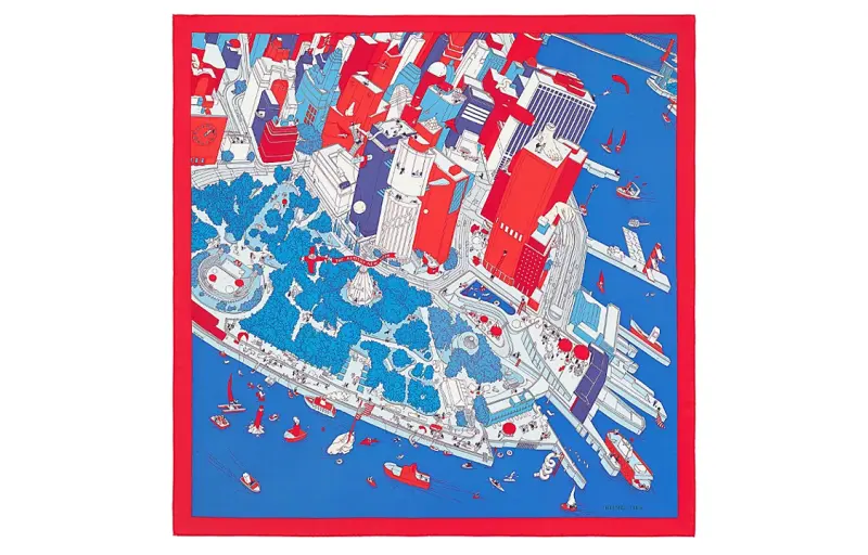 HERMES Scarves Unisex Multicolor