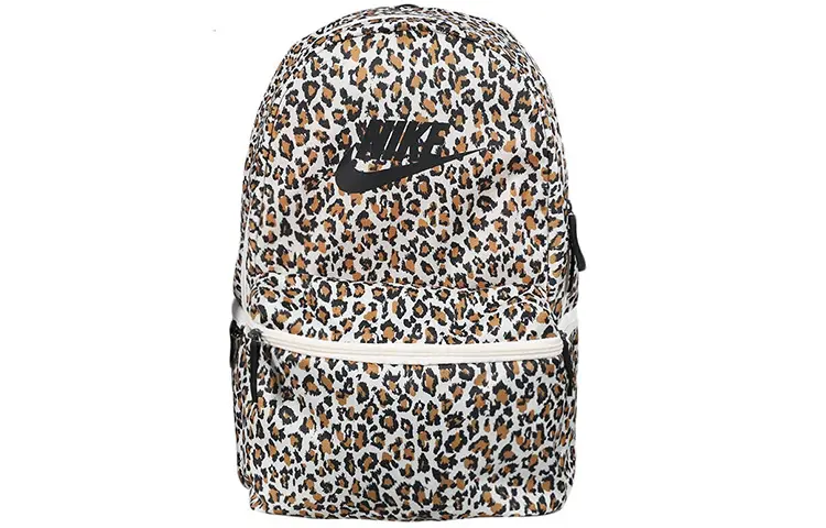 Nike Polyester Backpack Unisex Leopard Print