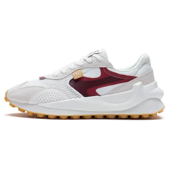 LINING Casual Shoes Men Low-Top Ivory/Mist White/Rich Burgundy