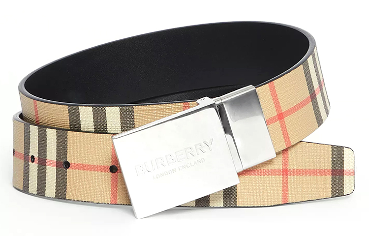 Мужской ремень Burberry (шампань)