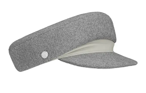 HERMES Hats Unisex Light Gray