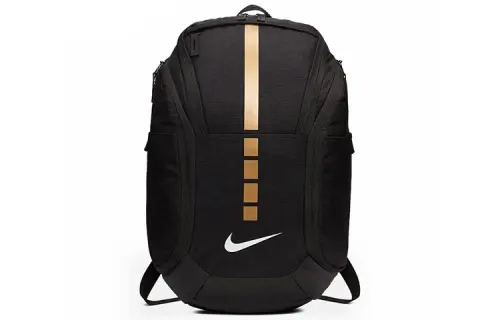 Nike Brand Logo Polyester Backpack Unisex Black