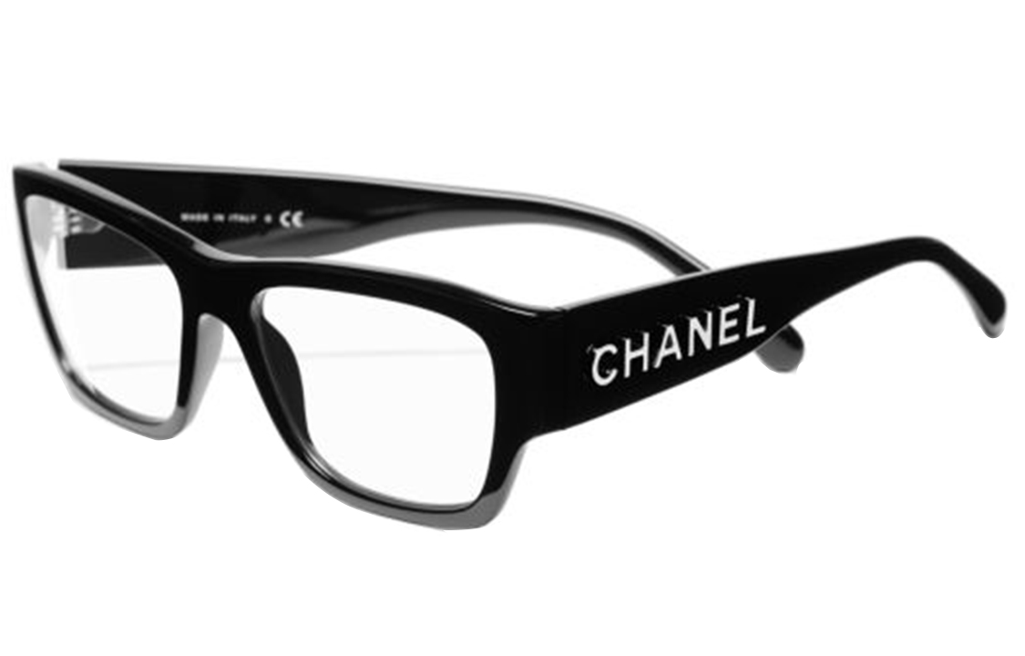 Женские очки Chanel RECTANGLE EYEGLASSES (черный) — фото 3