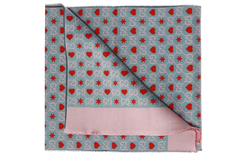 GUCCI Wool Knit Scarves Women's
