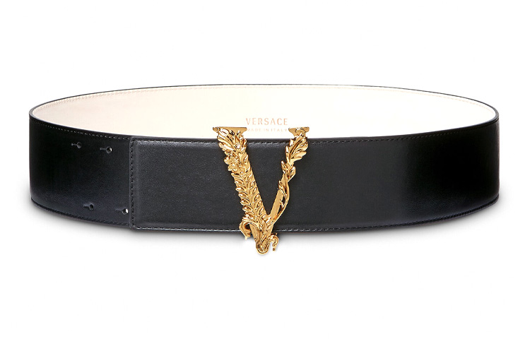 Женский ремень Versace VERSACE JEANS COUTURE Logo 5cm (черный)