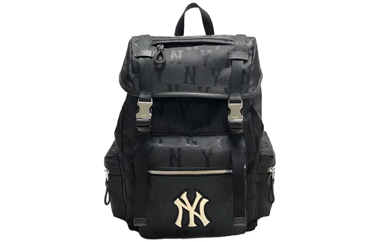 MLB Monogram Polyamide Combo Bag Backpack Regular Unisex Black