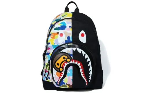 A BATHING APE Polyester Backpack Unisex Multicolor