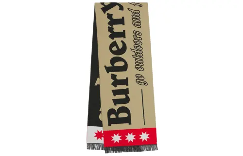 Burberry Wool Knit Scarves Unisex