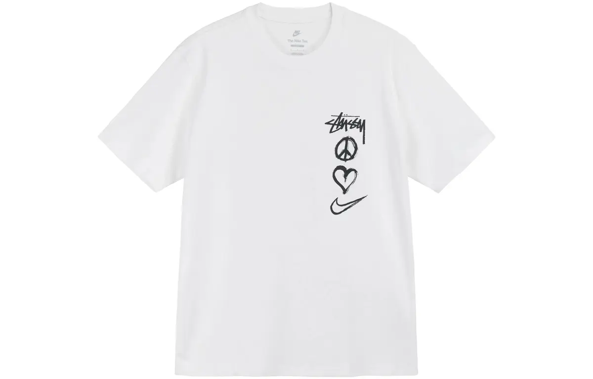 Nike x Stussy SS22 T Shirt Asia Version Unisex White