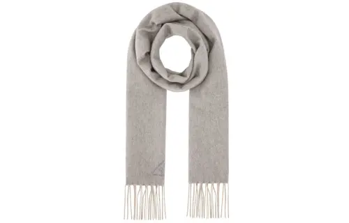 logo-jacquard cashmere scarf