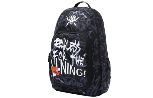 Li Ning Sports Life Collection Fabric Backpack Unisex Dark Blue