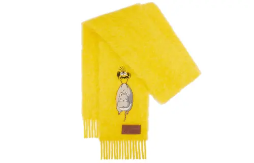LOEWE Knit Scarves Women's Yellow