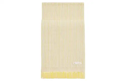 HERMES Knit Scarves Unisex Lemon