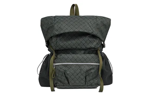 Bottega Veneta Nylon Backpack Men's Field Green