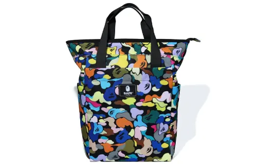 A BATHING APE Polyester Backpack Regular Unisex Black