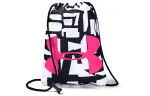Under Armour Polyester Backpack Regular Unisex Black White