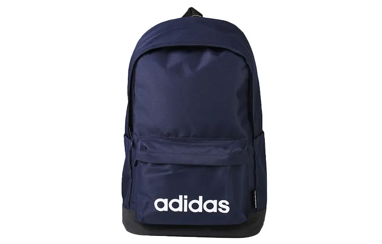 Adidas Athleisure Polyester Backpack Regular Unisex Navy Blue