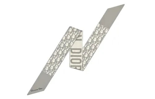 DIOR Scarves Women's Gray/White