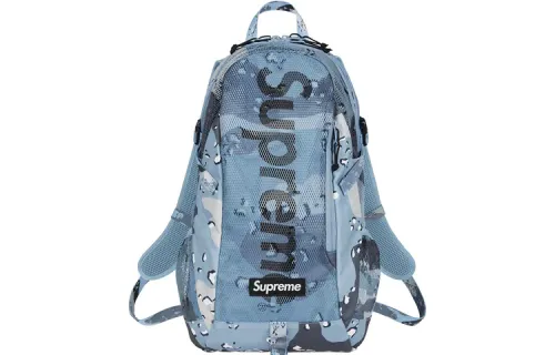 Supreme PVC Backpack Large Unisex Ice Blue & Blue White