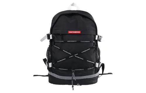 New Balance Fabric Travel Bag Backpack Regular Unisex Black