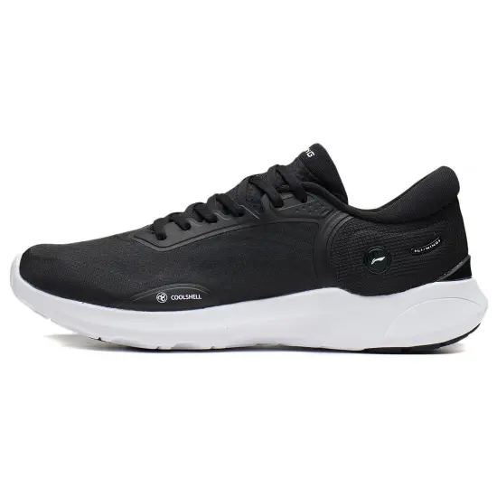 LINING Elegance Series Casual Shoes Men Low-Top Black White
